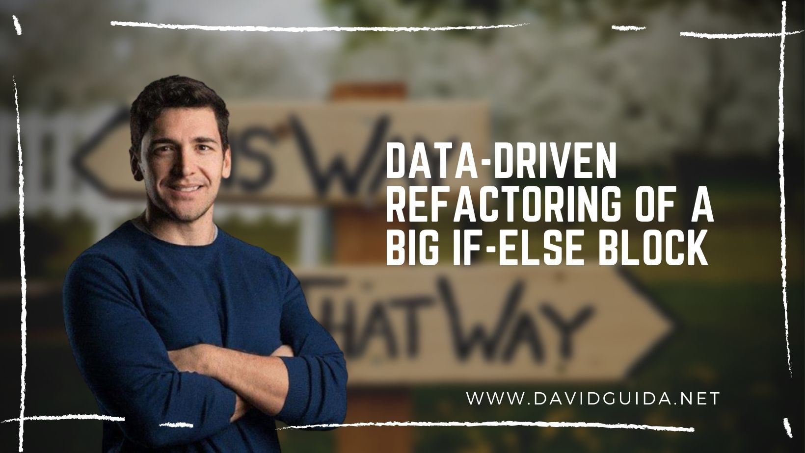 Data-driven refactoring of a big IF-ELSE block